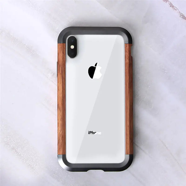 Vintage Wooden Frame Phone Case, Wood Phone Cover